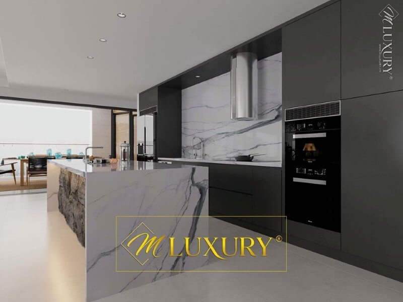 Mẫu thiết kế tủ bếp gỗ công nghiệp hiện đại mang đến cho khách hàng một không gian nấu nướng sang trọng và tiện nghi nhất. Tủ bếp hiện đại, tủ bếp chữ u, tủ bếp chữ i, tủ bếp chữ l