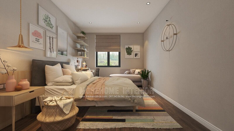 Sắp xếp nội thất phòng ngủ cho con gái đẹp, hiện đại, độc đáo. Mẫu nội thất biệt thự đẹp