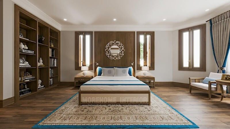 Mẫu kệ tủ gỗ cao cấp cho phòng ngủ đẹp tinh tế cho biệt thự, chung cư