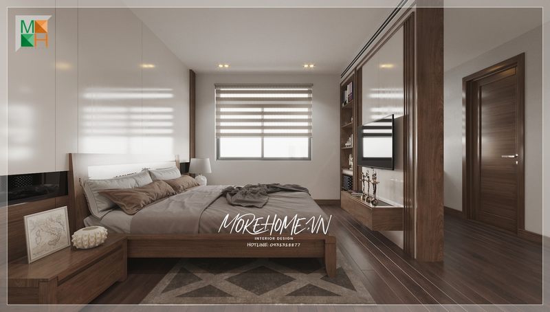 Tab đầu giường mang kiểu dáng thiết kế đơn giản song lại tiện lợi và ấn tượng gây được sức hút với người nhìn.