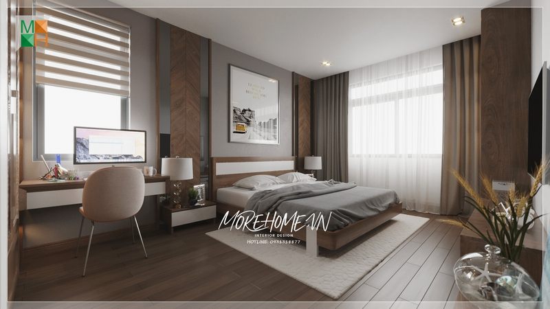 Tab đầu giường sở hữu vẻ ngoài đơn giản nhưng lại tiện nghi mang đến sự sang trọng mỗi khi bước chân vào căn phòng.