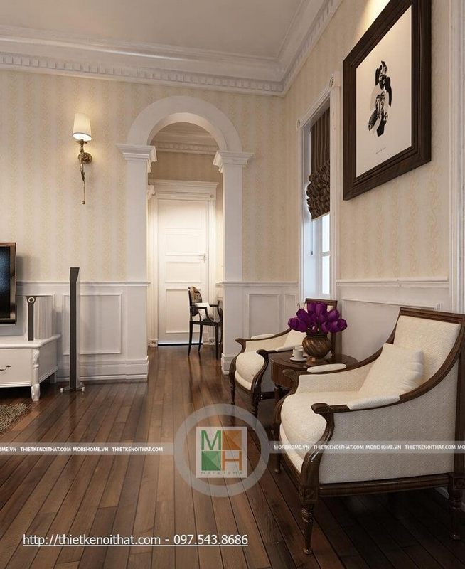 của bạn
Mẫu sofa đơn gỗ tự nhiên bọc bởi nỉ tân cổ điển sẽ làm cho phòng ngủ biệt thự của bạn trở nên sang trọng hơn.