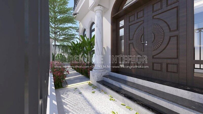 .
Một bộ cửa gỗ đẹp được thiết kế bằng cách kết hợp 2 cánh và gương, tạo nên sự sang trọng và đẳng cấp khi nhìn vào, đại diện cho tầm đẳng cấp của chủ nhân của ngôi nhà.