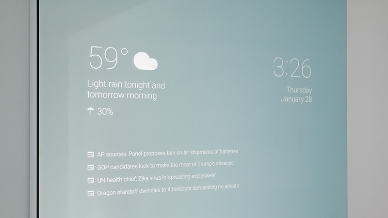 Cùng thưởng lãm chiếc gương thông minh, sản phẩm mới cho căn nhà bạn Cùng thưởng lãm chiếc gương thông minh, sản phẩm mới cho căn nhà bạn